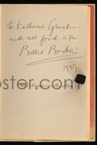7w0238 BILLIE BURKE signed hardcover book 1959 her autobiography With Powder On My Nose!