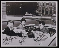 7w0015 77 SUNSET STRIP 2 signed 3x5 index cards 1960s one by Edd Byrnes AND one by Efrem Zimbalist Jr!