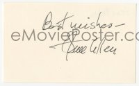 7w0773 STEVE ALLEN signed 3x5 index card 1980s it could be framed with the included first day cover!