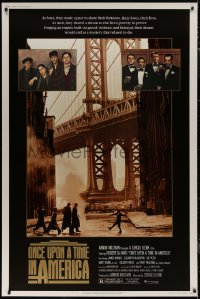 7x0250 ONCE UPON A TIME IN AMERICA 40x60 1984 De Niro, Woods, Sergio Leone, top cast old and young!