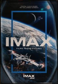 7x0201 IMAX bus stop 2017 Image Maximum, films to the fullest, cool image of spaceships over planet!