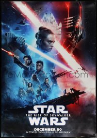 7x0212 RISE OF SKYWALKER DS bus stop 2019 Star Wars, Ridley, Hamill, Fisher, large sci-fi montage!