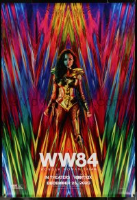 7x0221 WONDER WOMAN 1984 group of 5 DS bus stops 2020 great 80s inspired image of Gal Gadot as Amazon princess!