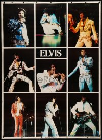 7x0311 ELVIS PRESLEY 42x58 commercial poster 1978 multiple great images of the King on stage!