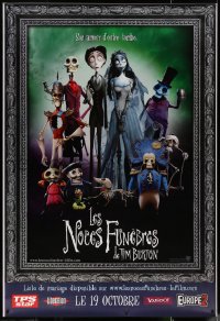 7x0346 CORPSE BRIDE advance DS French 1p 2005 Tim Burton stop-motion animated horror musical, cast!