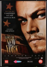 7x0320 GANGS OF NEW YORK group of 3 teaser DS French 1ps 2003 Scorsese, DiCaprio, Diaz, Day-Lewis!