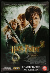 7x0362 HARRY POTTER & THE CHAMBER OF SECRETS advance DS French 1p 2002 Radcliffe, Watson & Grint!