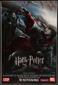 7x0368 HARRY POTTER & THE GOBLET OF FIRE teaser DS French 1p 2005 Daniel Radcliffe, Gleeson!