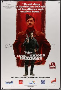 7x0373 INGLOURIOUS BASTERDS teaser French 1p 2009 Quentin Tarantino, Nazi-killer Brad Pitt!