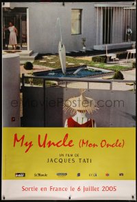 7x0386 MON ONCLE French 1p R2005 Jacques Tati as My Uncle, Mr. Hulot, completely different image!