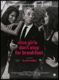 7x0389 NICE GIRLS DON'T STAY FOR BREAKFAST French 1p 2019 Robert Mitchum with two sexy women!