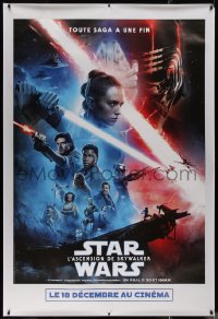 7x0406 RISE OF SKYWALKER DS French 1p 2019 Star Wars, Ridley, Fisher, Hamill, cast montage!