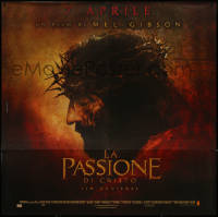 7x0173 PASSION OF THE CHRIST Italian 77x77 2004 directed by Mel Gibson, James Caviezel, Bellucci!