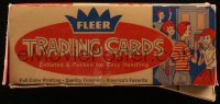 7x0081 FLEER trading card box 1960s cool box art, you can store all of your cards!