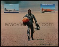 7x0033 RIGHT STUFF color 16x20 still 1984 Sam Shepard as Yeager walking away from NF-104A crash, X-1!