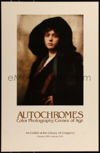 7x0024 AUTOCHROMES COLOR PHOTOGRAPHY COMES OF AGE 17x26 museum/art exhibition 1980 Arnold Genthe!