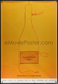 7x0272 VEUVE CLICQUOT DS 47x69 French advertising poster 2000s stylistic art of champagne bottle!
