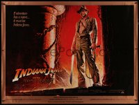7x0180 INDIANA JONES & THE TEMPLE OF DOOM subway poster 1984 adventure is his name, different!