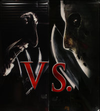 7x0132 FREDDY VS JASON set of 2 vinyl banners 2003 cool image of horror icons, ultimate battle!