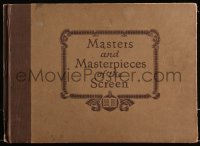 7y0057 MASTERS & MASTERPIECES OF THE SCREEN hardcover book 1927 Lost World, Chaplin, it's amazing!