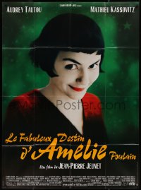 7y0744 AMELIE French 1p 2001 Jean-Pierre Jeunet, great close up of Audrey Tautou by Laurent Lufroy!