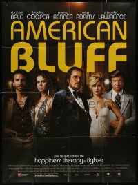 7y0745 AMERICAN HUSTLE French 1p 2014 Christian Bale, Cooper, Jennifer Lawrence, American Bluff!