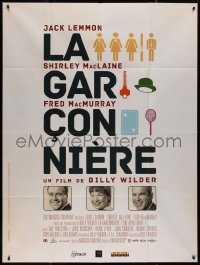 7y0750 APARTMENT French 1p R2012 Billy Wilder, Jack Lemmon, Shirley MacLaine, cool different image!