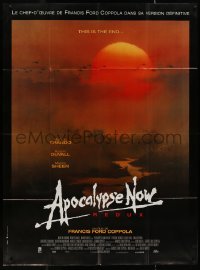 7y0751 APOCALYPSE NOW French 1p R2001 revised version w/ two major formerly cut scenes, Bob Peak art!