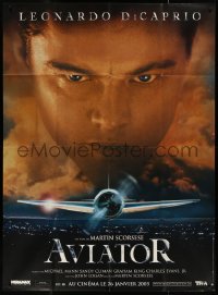 7y0764 AVIATOR advance French 1p 2005 Martin Scorsese directed, Leonardo DiCaprio as Howard Hughes!