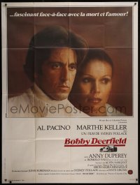 7y0804 BOBBY DEERFIELD French 1p 1977 close up of F1 race car driver Al Pacino & Marthe Keller!