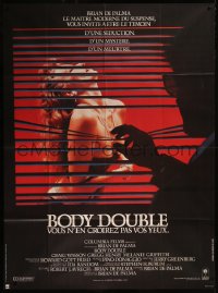 7y0805 BODY DOUBLE French 1p 1985 Brian De Palma, Melanie Griffith, voyeur watches sexy woman!