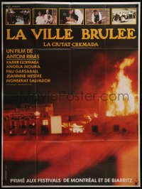 7y0817 BURNED CITY French 1p 1976 Antoni Ribas' La Ciutat Cremada, Angela Molina, Pau Garsaball