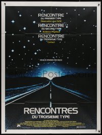 7y0845 CLOSE ENCOUNTERS OF THE THIRD KIND French 1p 1978 Steven Spielberg sci-fi classic!
