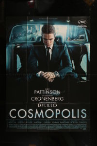 7y0857 COSMOPOLIS French 1p 2012 Robert Pattinson sitting in car, directed by David Cronenberg!