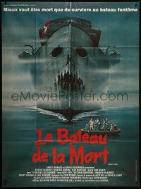 7y0882 DEATH SHIP French 1p 1980 those who survive are better off dead, cool haunted ocean liner art!