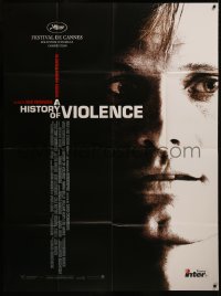 7y0978 HISTORY OF VIOLENCE French 1p 2005 David Cronenberg, super close up of Viggo Mortensen!