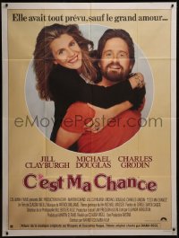 7y1005 IT'S MY TURN French 1p 1981 happy Jill Clayburgh embraces Mr. Wrong Michael Douglas!