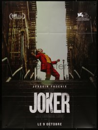 7y1009 JOKER teaser French 1p 2019 Joaquin Phoenix as the infamous DC Comics Batman villain!