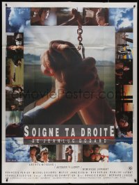 7y1017 KEEP YOUR RIGHT UP French 1p 1987 Jean-Luc Godard, photo montage by Michel Berberian!