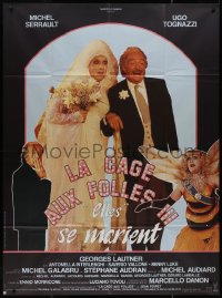 7y1032 LA CAGE AUX FOLLES 3 French 1p 1986 Michel Serrault, Ugo Tognazzi, wacky gay sequel!