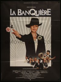 7y1037 LADY BANKER French 1p 1980 Francis Girod 's La Banquiere, Romy Schneider, Ferracci art!