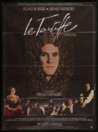 7y1056 LE TARTUFFE French 1p 1984 star/director Gerard Depardieu wearing wig in the title role!