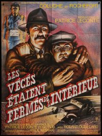 7y1062 LES VECES ETAIENT FERMES DE L'INTERIEUR French 1p 1976 Sole art of Coluche & Jean Rochefort!