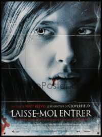 7y1064 LET ME IN French 1p 2010 Hammer, super close up of vampire Chloe Grace Moretz!
