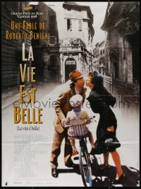 7y1065 LIFE IS BEAUTIFUL French 1p 1998 Roberto Benigni's La Vita e bella, Nicoletta Braschi