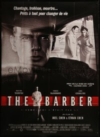 7y1088 MAN WHO WASN'T THERE French 1p 2001 Coen Brothers, Billy Bob Thornton, The Barber!