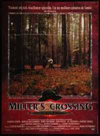 7y1099 MILLER'S CROSSING French 1p 1991 Coen Bros, Gabriel Byrne & John Turturro in forest!