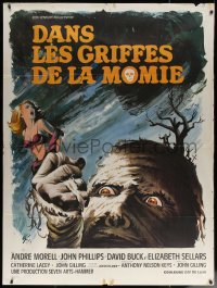 7y1110 MUMMY'S SHROUD French 1p 1968 Hammer horror, best different monster art by Boris Grinsson!