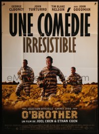 7y1129 O BROTHER, WHERE ART THOU? French 1p 2000 Coen Brothers, George Clooney, John Turturro!