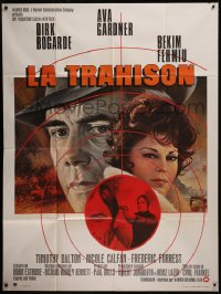 7y1149 PERMISSION TO KILL French 1p 1976 different art of Dirk Bogarde & Ava Gardner by Jean Mascii!